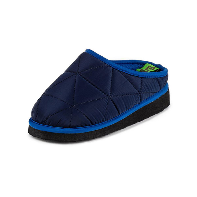 totes Boys Premium Quilted Mule Slipper (Mini Me) Navy Extra Image 3